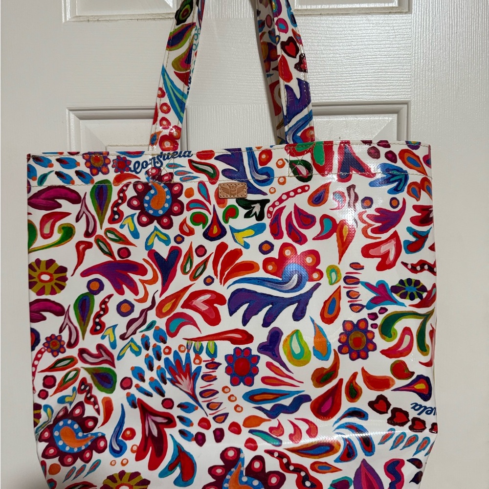 Colorful Floral Tote Bag